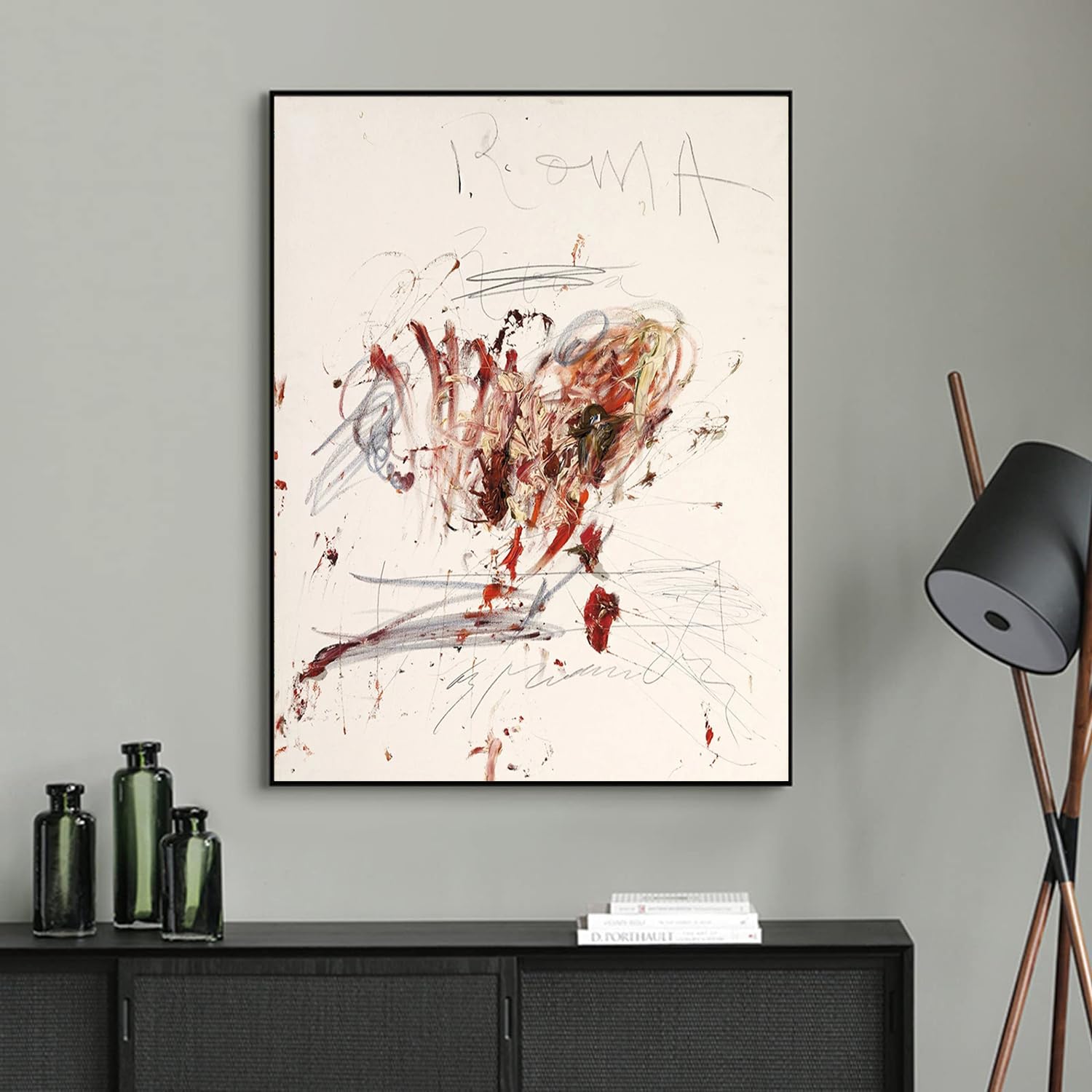 Amazon.co.jp: サイ・トゥオンブリー・ポスター《無題(ローマ